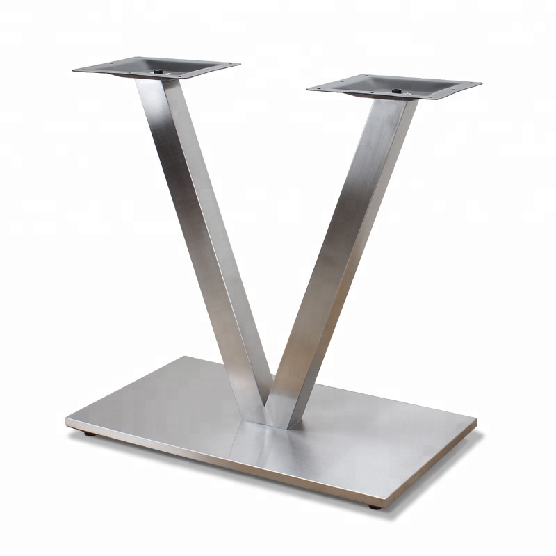 Best Selling Hardware Accessories V Tube Furniture Legs Metal Dining Table Base