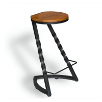 New European wrought iron bar stool retro bar chair fashion iron  leisure bar table and chair high stool chair