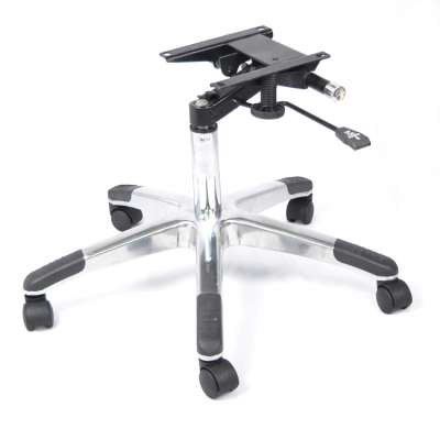 2020 office chair base with new color R350mm aluminum alloy polished color five star base for chair