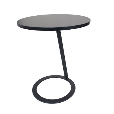 Circle shape side table iron round coffee table