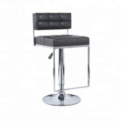 Hot sold stylish modern look iron plating bar height chair for indoor use