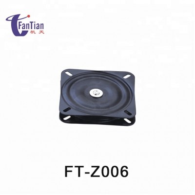 Good 7 inch 360 degree square industrial turntable swivel plate metal rotation swivel mechanism