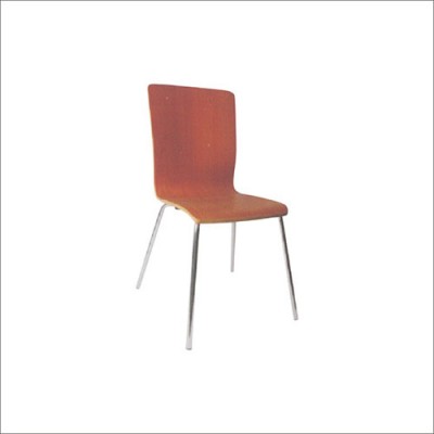 Fantian affordable furniture Hot selling modern living room wooden chair with stainless steel legs