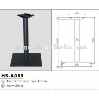 iron one table leg, base cast iron table leg