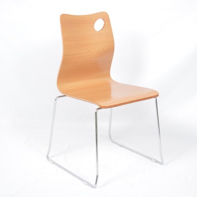 Armless commercial Restaurant Chair with stainless steel Legs for Furniture Dining